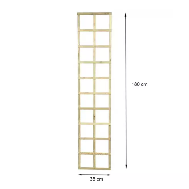 Fa kerítés panel Kinga B38H180