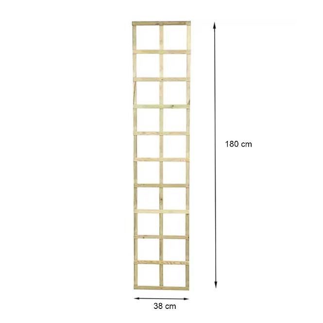 Fa kerítés panel Kinga B38H180