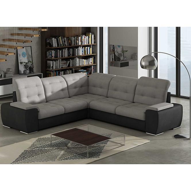 Sarok ülőgarnitúra Combi 3 L Soft 11 + Cosmic 118