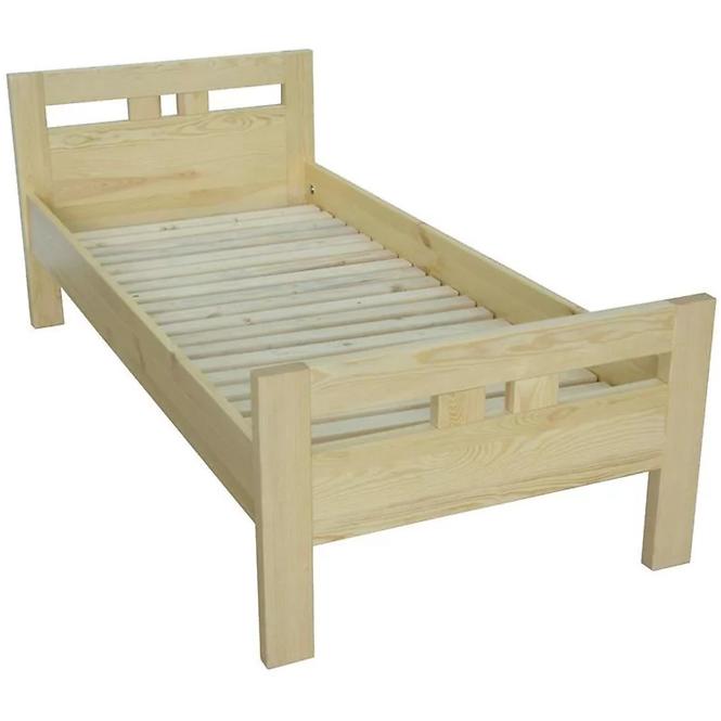 Ágy Prezydent 90x200 természetes fenyő,3