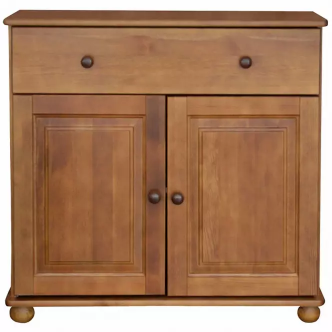 Komód NR 41 -2D+1S/90X86X40 tölgy,3