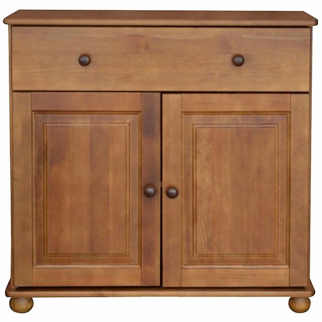 Komód NR 41 -2D+1S/90X86X40 tölgy,3