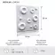 Dekorpanel Londyn 3D falpanel 50x50 cm,4