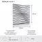 Dekorpanel Madryt 3D panel 50x50 cm,4