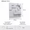 Dekorpanel Praga 3D falpanel 50x50 cm,4