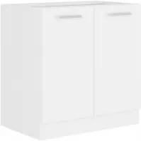 Konyhaszekrény Eko White 80D 2F BB