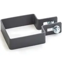 Kezdő bilincs 70x70 mm Zn+RAL7016 strukturált