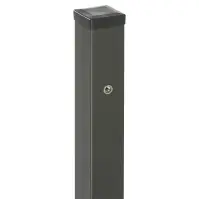Kapuoszlop szegecsanyával 70x70 mm x 2 m Zn+RAL7016 strukturált