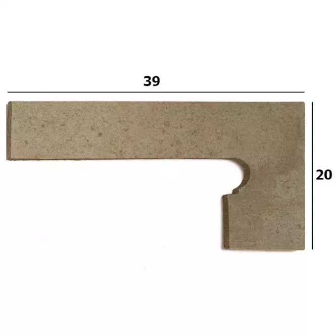 Csempe Lábazatok Zanquin Orion Beige prawy 39/20