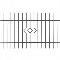 Kerítés panel Porto 2 2m|1,2m ZN+RAL7016