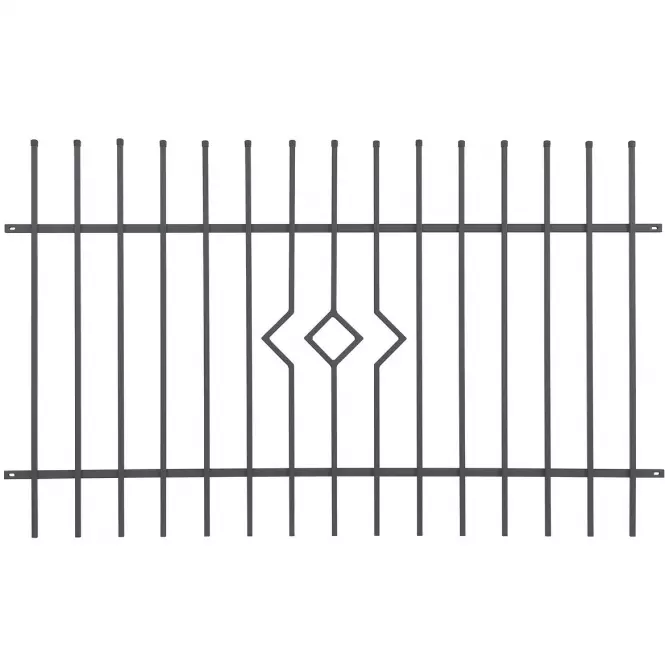 Kerítés panel Porto 2 2m|1,2m ZN+RAL7016
