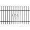 Kerítés panel Porto 2 2m|1,2m ZN+RAL7016