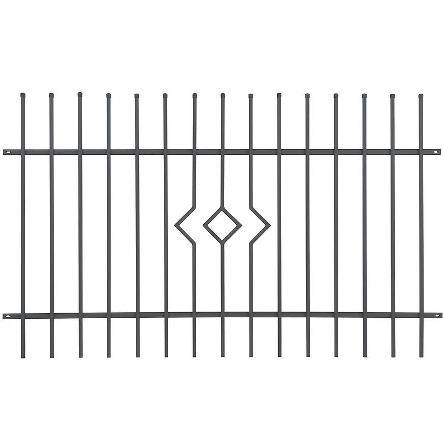 Kerítés panel Porto 2 2m|1,2m ZN+RAL7016