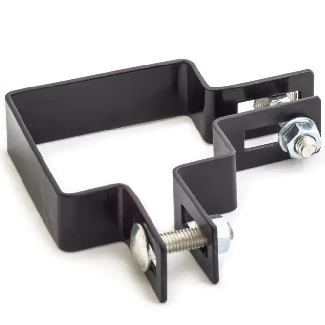 Sarokbilincs 50x50 mm Zn+RAL7016 strukturált