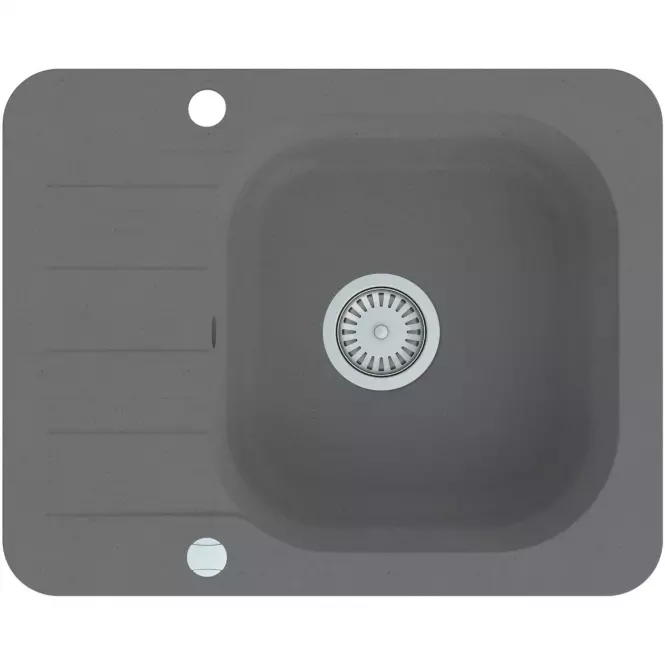 Mosogató Granit 1K 595x475 szürke