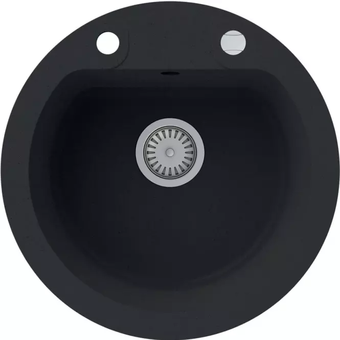 Mosogató Granit  1K 510x510 fekete
