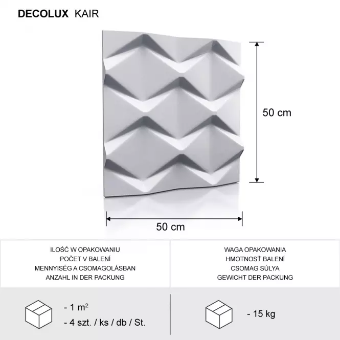 Dekorpanel Dekor Kair  50x50 cm