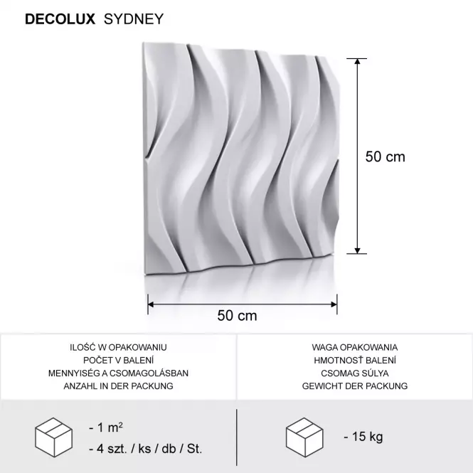 Dekorpanel Sydney 50x50cm