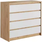 Komód 93 4s fehér/craft