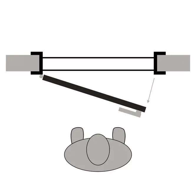 Beltéri ajtó Kwadro2 4*4 90B sonoma tölgy