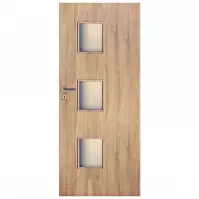 Beltéri ajtó Trio 3*3 60J sonoma tölgy