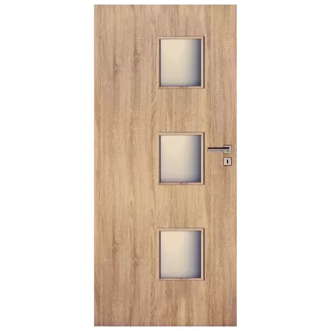 Beltéri ajtó Trio 3*3 80B sonoma tölgy