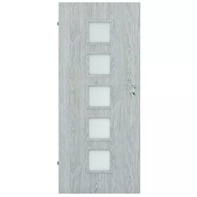 Beltéri ajtó Vedi 5*5 70B ezüst tölgy