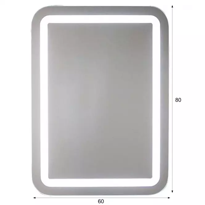 Tükör LED 42 60x80