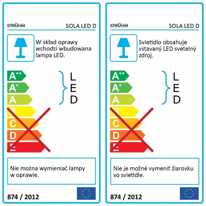 Mennyezeti lámpa Sola LED D Slim 28W 4000K 03513