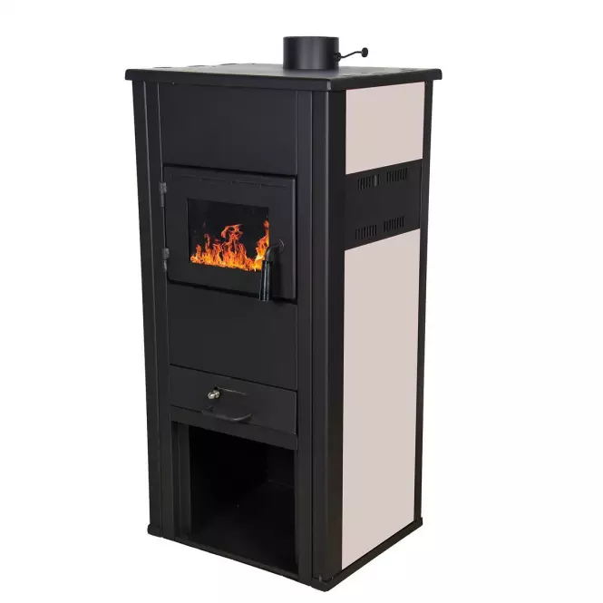 Kandallókályha Etaz A bézs víztérrel 15,2 KW/9,2 KW,2