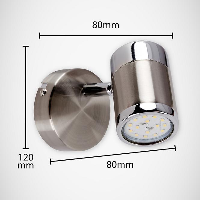 Süllyesztett lámpa Olaf GU10 03255 CZCHR LS1,3