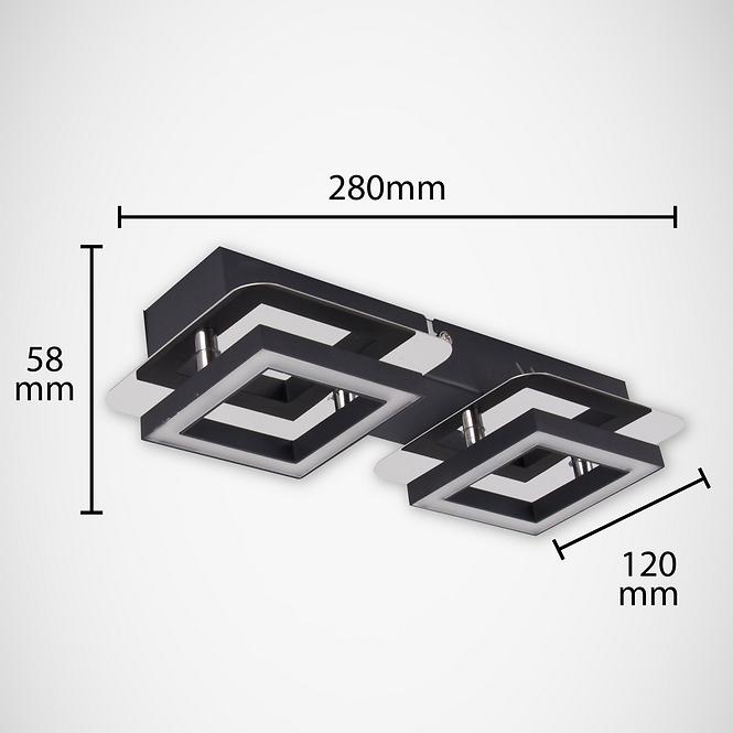 Süllyesztett lámpa Likya 03135 LED-2 4000K