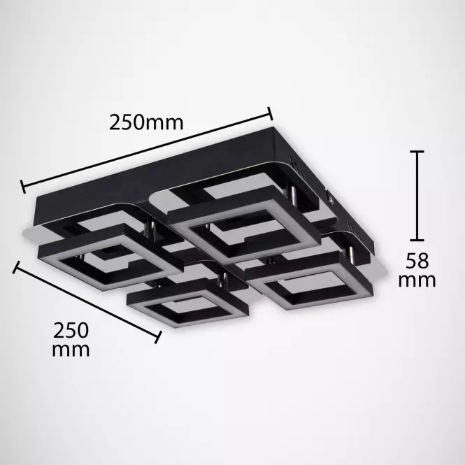 Süllyesztett lámpa Likya 03137 LED-4 4000K