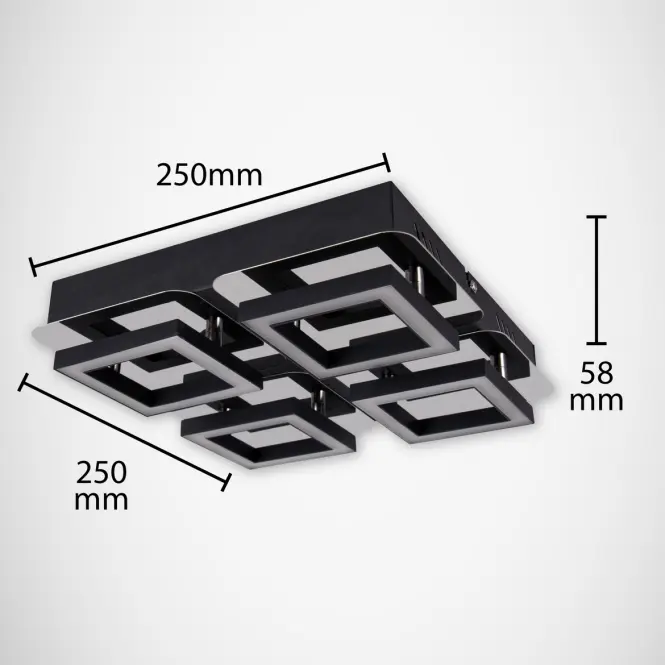 Süllyesztett lámpa Likya 03137 LED-4 4000K,4