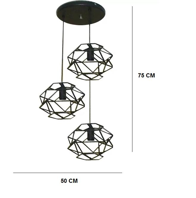 Lámpa Cage 2683/3 CZ LW3