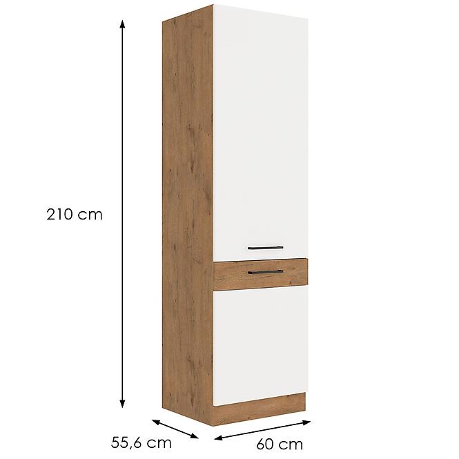 Konyhaszekrény  Vigo fehér HG 60dk-210 2f
