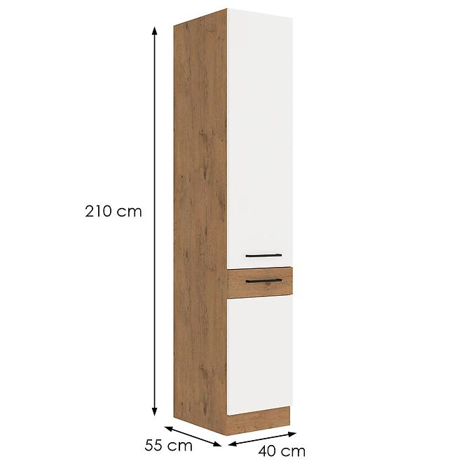 Konyhaszekrény Vigo fehér HG 40dk-210 2f
