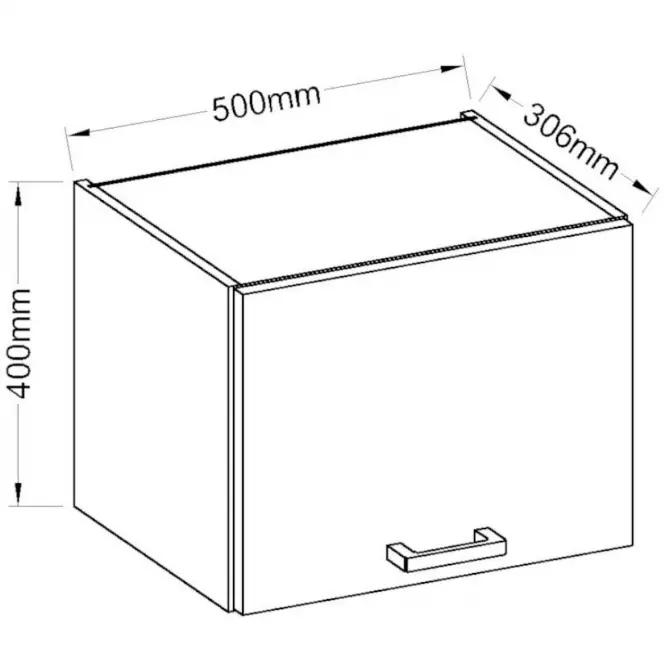 Konyhaszekrény Eko White 50OK-40