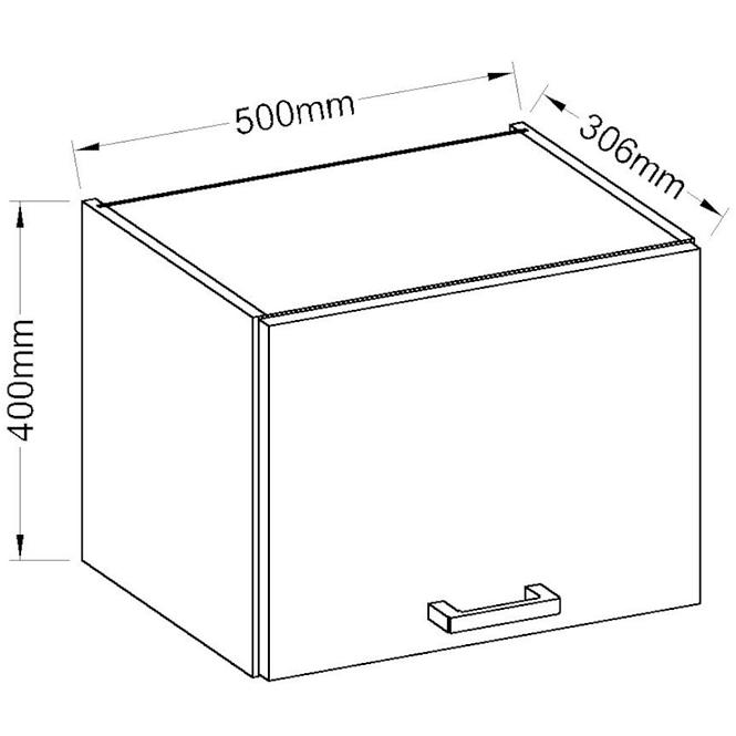 Konyhaszekrény Eko White 50OK-40