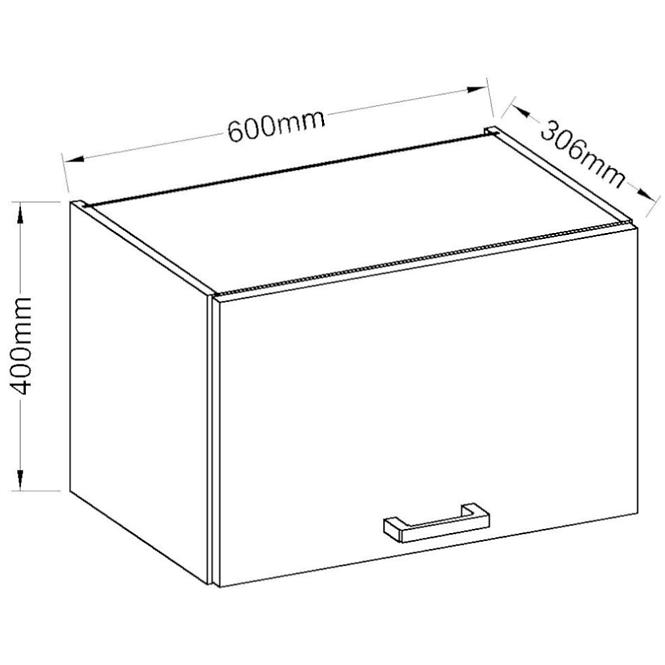 Konyhaszekrény Eko White 60OK-40