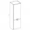 Konyhaszekrény Eko White 60DK–210 2F,2