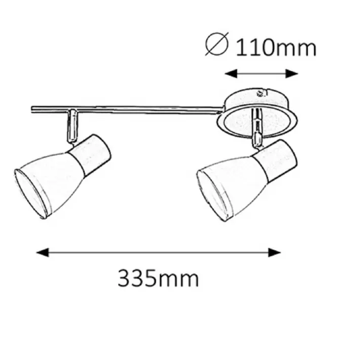 Süllyesztett lámpa Ati 5977 LS2