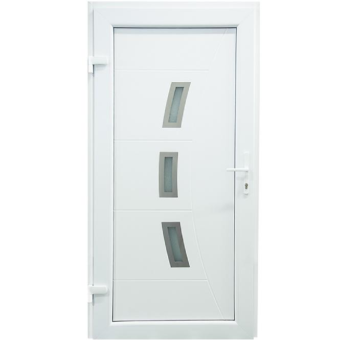 Bejárati ajtó D10 90B Fehér