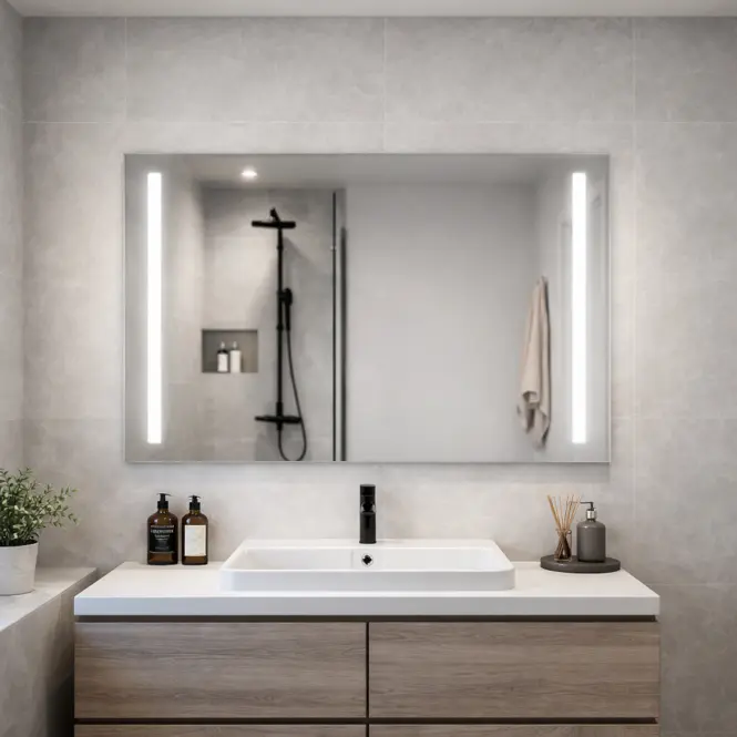 LED világító tükör vízszintes 60/80 horizontál