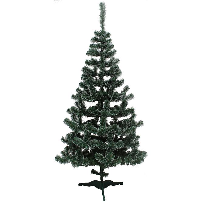 Karácsonyfa, műfenyő, fehér szélű 180 cm.