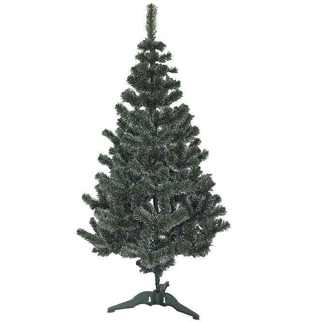 Karácsonyfa, műfenyő, fehér szélű 180 cm.