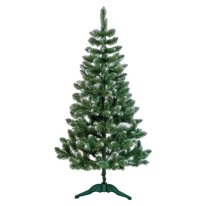 Karácsonyfa, műfenyő, fehér szélű 180 cm.