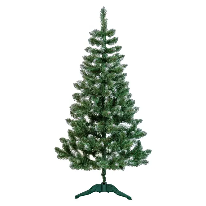 Karácsonyfa, műfenyő, fehér szélű 180 cm.,4