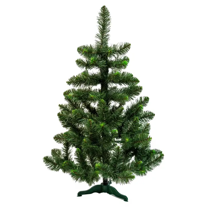 Karácsonyfa, fenyőfa, zöld szélű 100 cm.