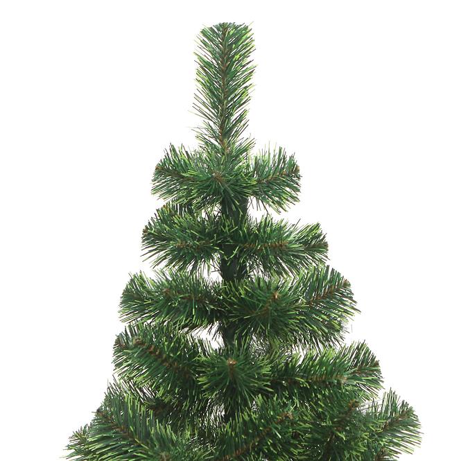 Karácsonyfa, műfenyő, zöld szélű 120
